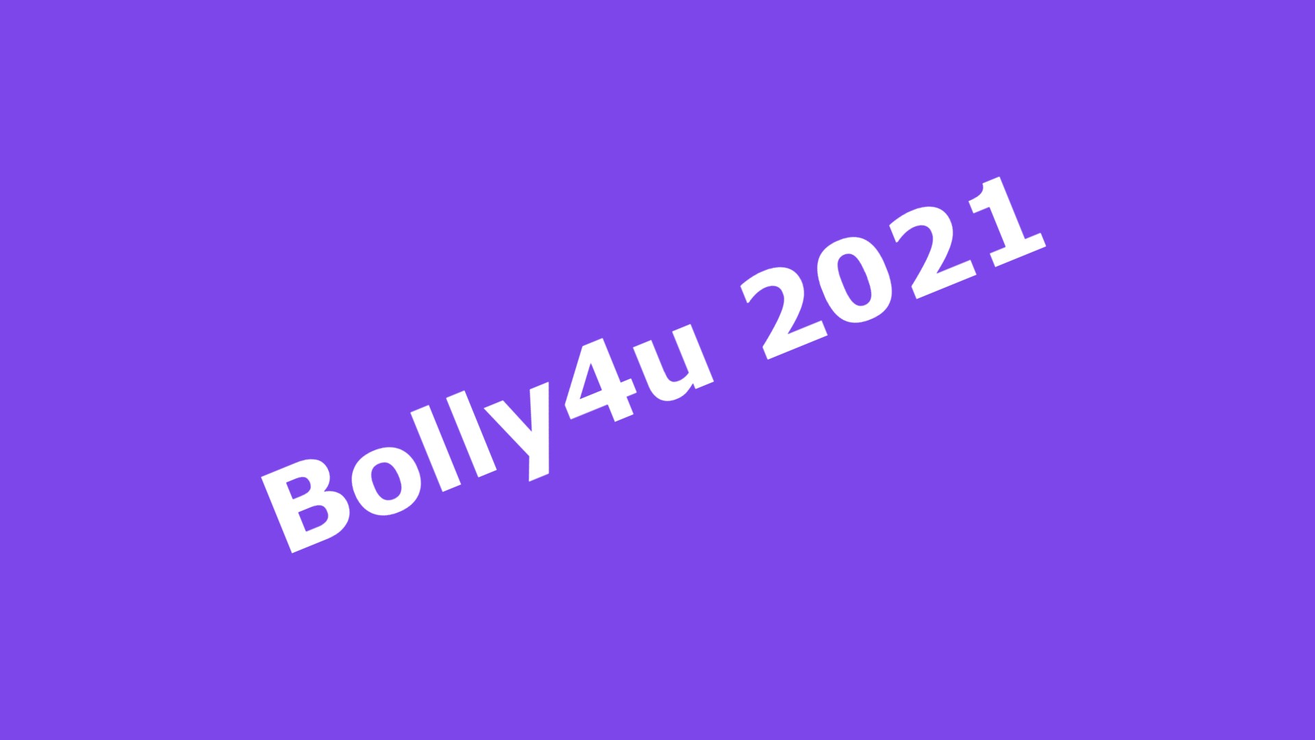 Bolly4u 2021_ Bolly4u Illegal Movies HD Download Website