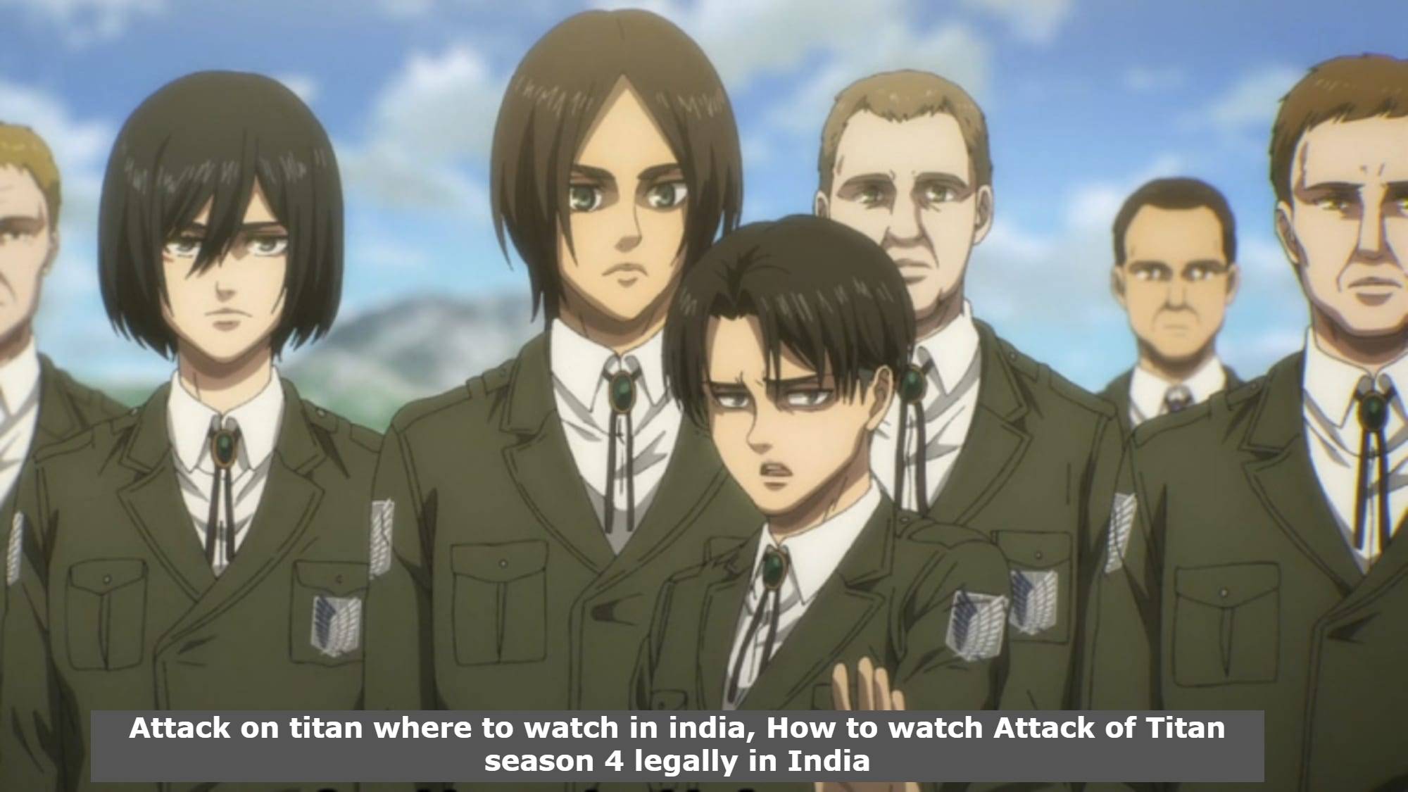Attack on titan where to watch in india, How to watch Attack of Titan season 4 legally in India