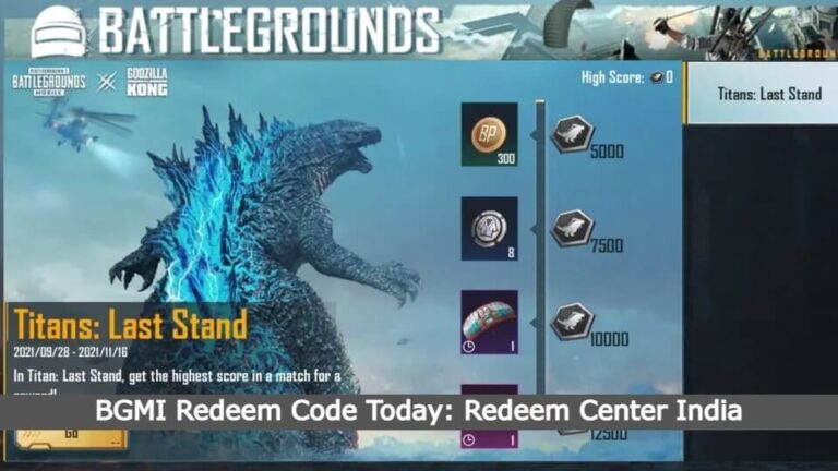 BGMI Redeem Code Today 21 March 2022: Redeem Center India