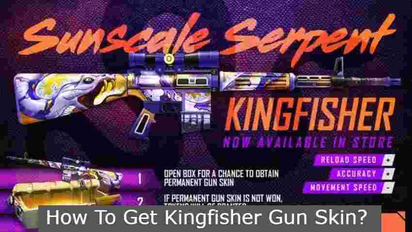 How To Get Kingfisher Gun Skin? Venomous Gun Skin Free Fire