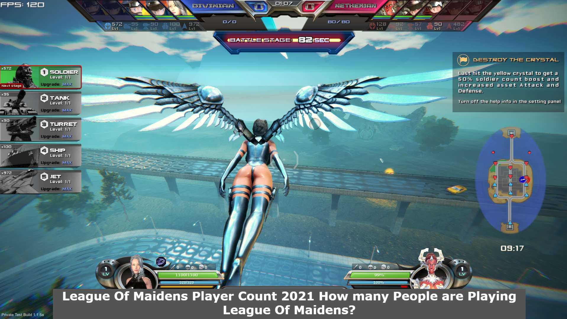 League Of Maidens Player Count 2021 How many People are Playing League Of Maidens?