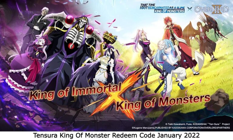 Tensura King Of Monster Redeem Code January 2022, How to Get Tensura King Of Monster Redeem Code Latest Updated List