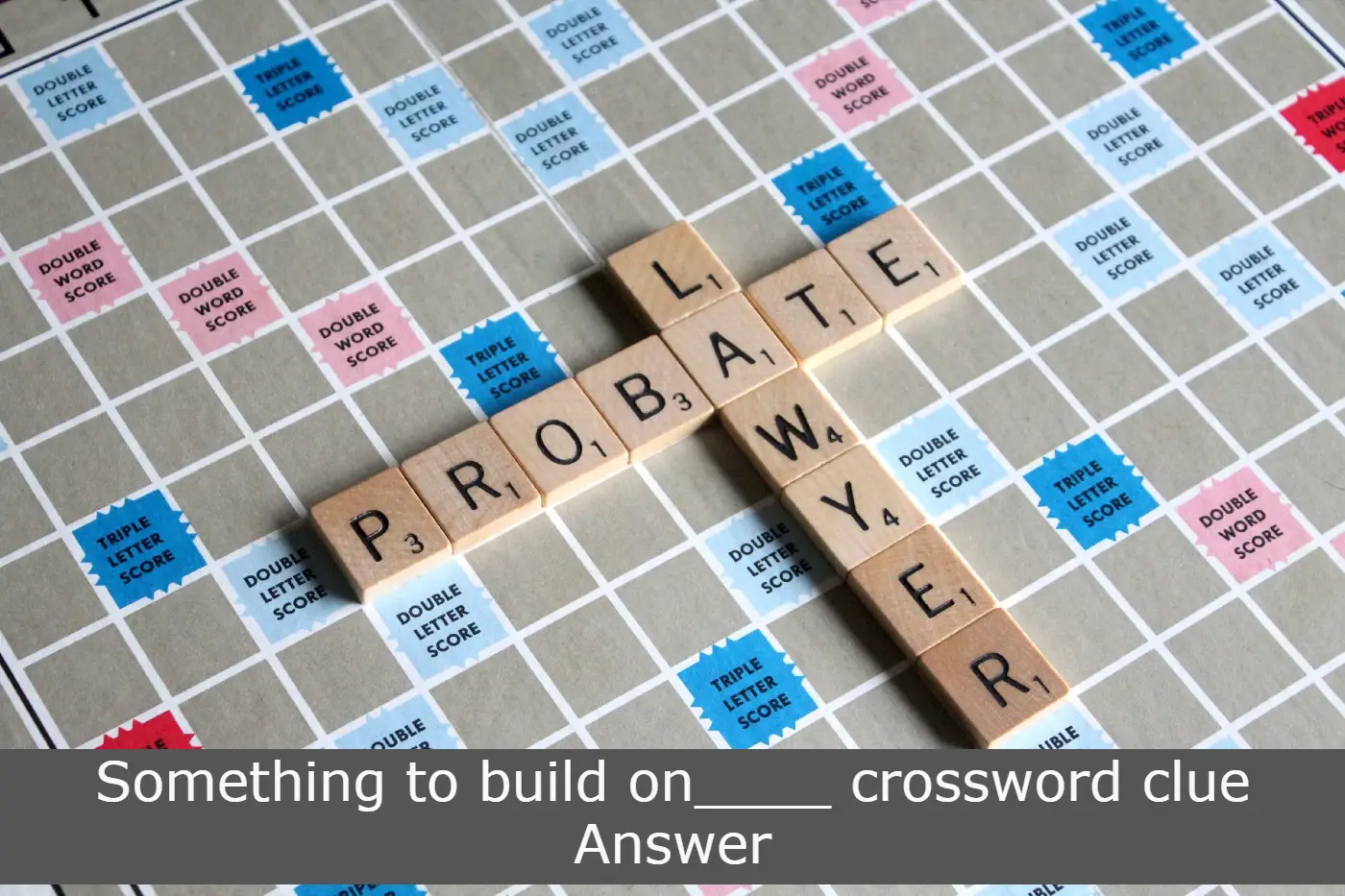 Something to build on____ crossword clue Answer