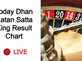 Dhan Ratan Satta King Result Chart