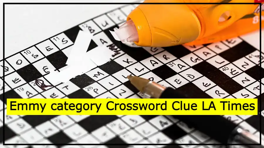 Emmy category Crossword Clue LA Times
