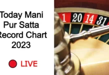 Mani Pur Satta King Result Chart 10 March 2023 Today Mani Pur Satta Record Chart 2023 Mani Pur Satta Record Chart Today 2023