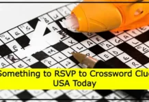 Something to RSVP to Crossword Clue USA Today Something to RSVP to Crossword Clue USA Today