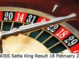 DpBOSS Satta King Result 18 February 2023