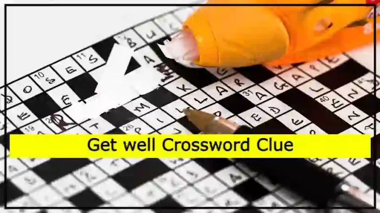 Get well Crossword Clue