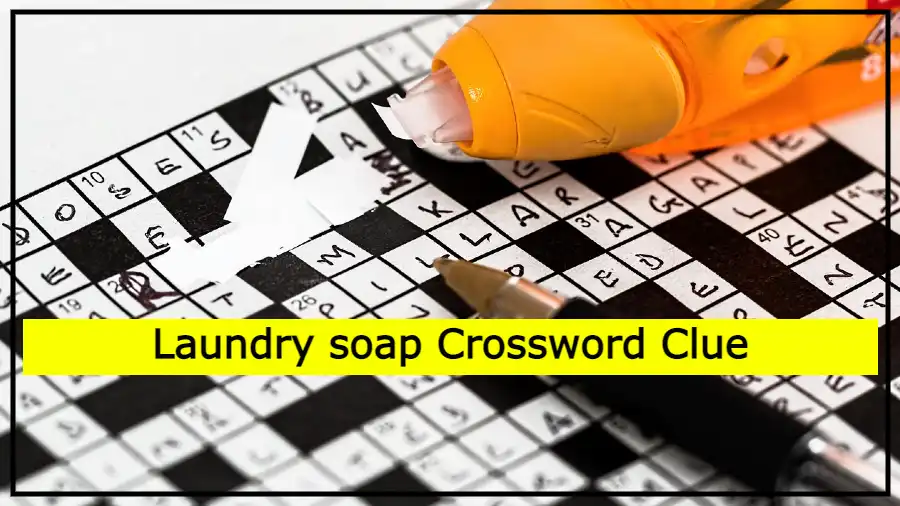 Laundry soap Crossword Clue
